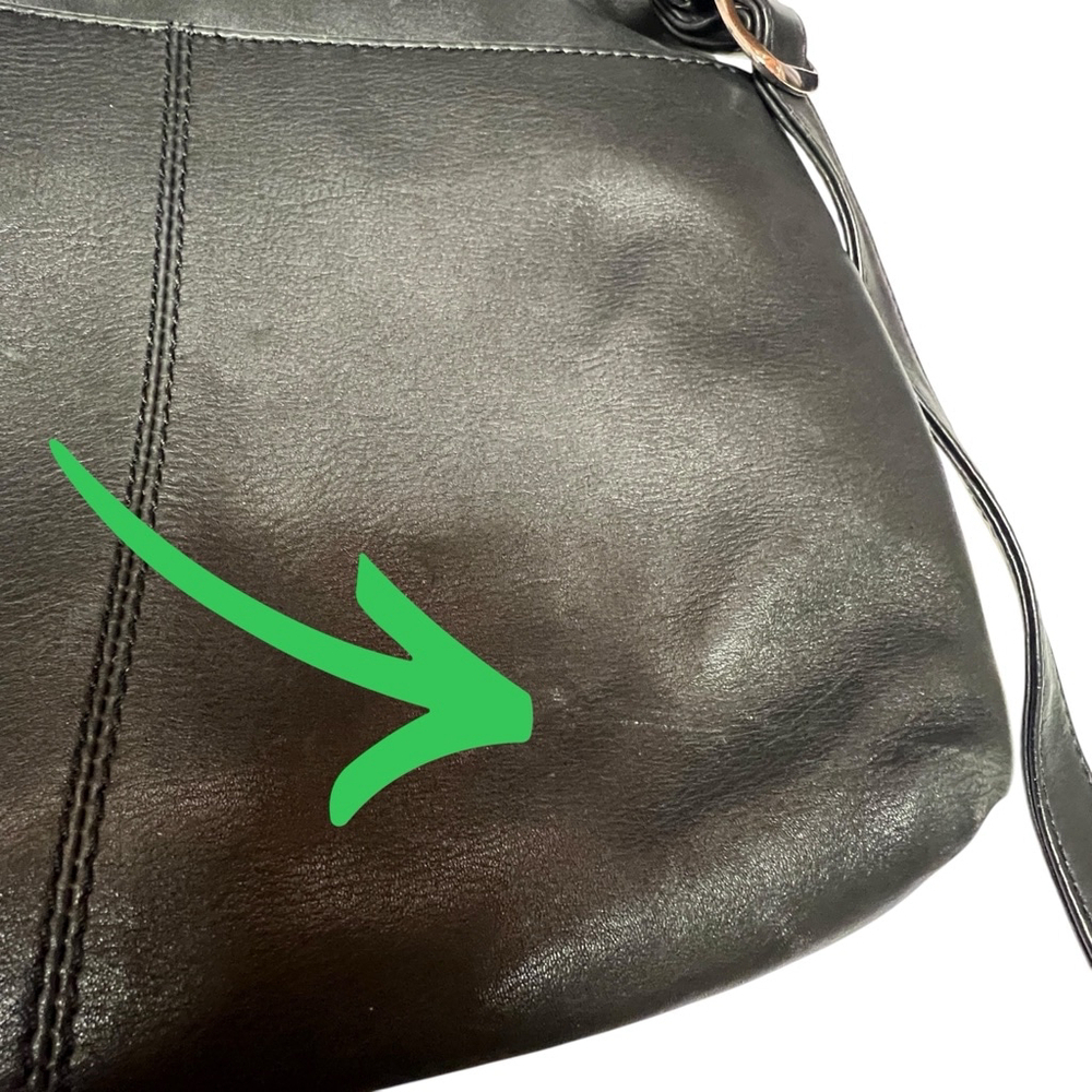 ili New York Black Genuine Leather RFID Crossbody Travel Everyday Purse - Picture 13 of 16